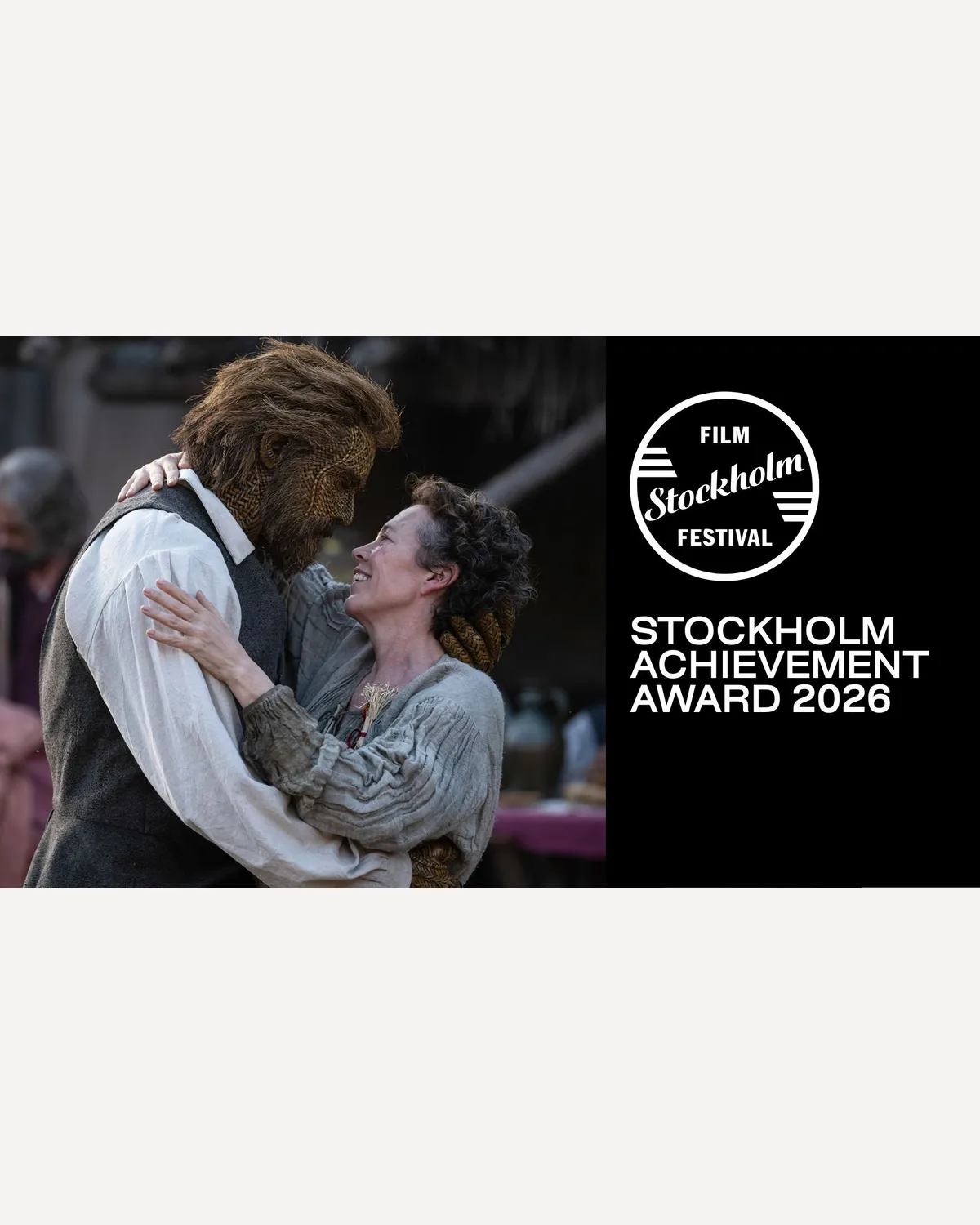 The Stockholm Achievement Award goes to Academy Award-winning actress Olivia Colman, pictured here in WICKER screening at this year’s festival