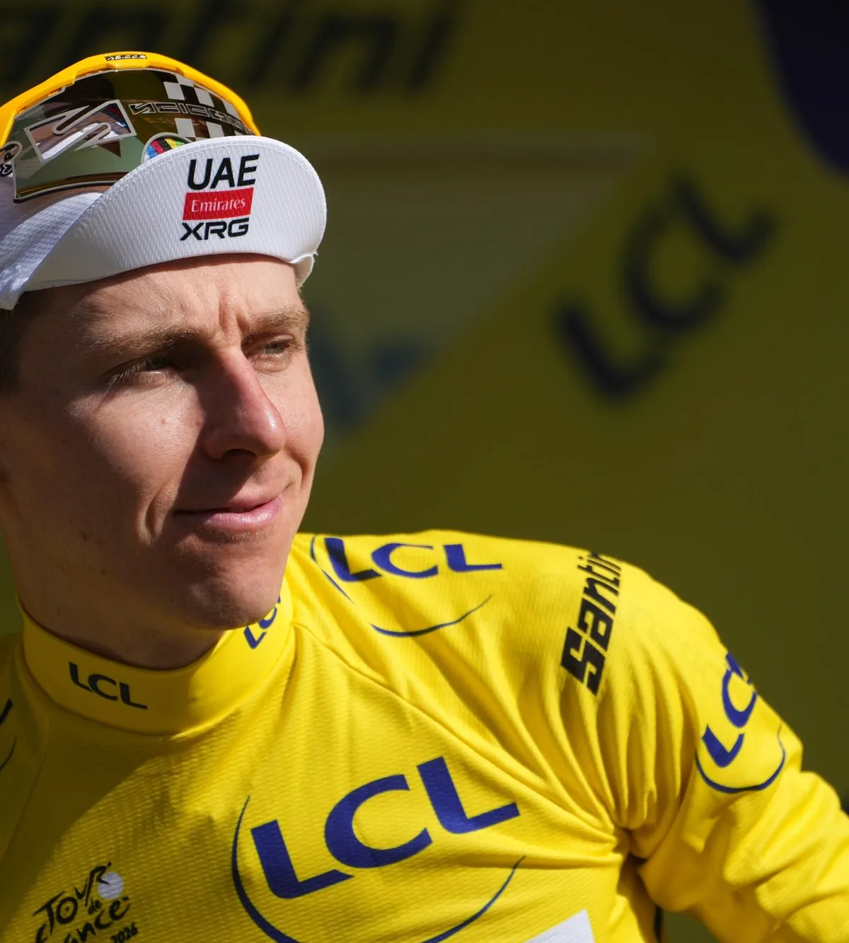 Tadej Pogacar says he’s glad to be alive after crash left him with three broken vertebrae